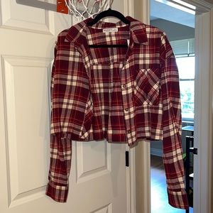 Cropped flannel